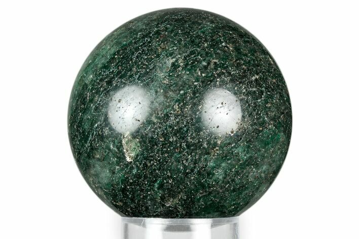 Polished Fuchsite Sphere - Madagascar #349697